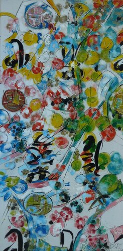 "Fouillis" II di Barbara Piatti, Pittura in vendita su Singulart