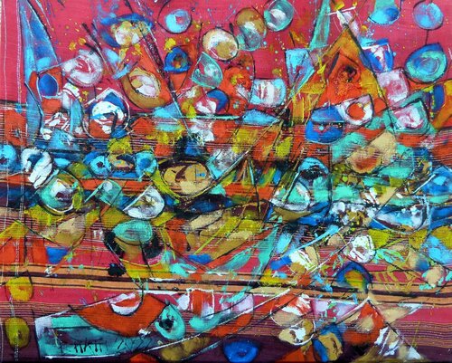 "Bananes" by Barbara Piatti, 회화 for Sale on Singulart