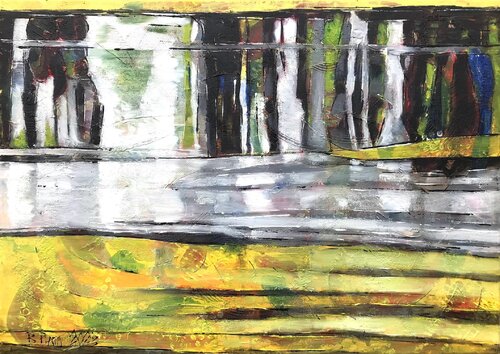 "Falaise sur Loire" Loirevalley di Barbara Piatti, Pittura in vendita su Singulart
