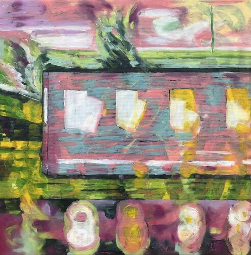 Faux Reflets von Barbara Piatti, Malerei kaufen auf Singulart