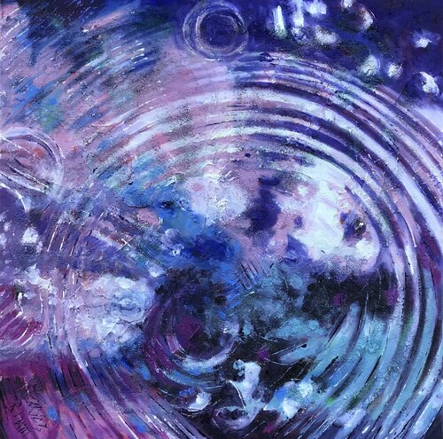 "Des ronds dans l'eau" di Barbara Piatti, Pittura in vendita su Singulart