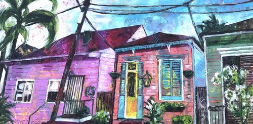 "Kerlerec Street 1015"II by Barbara Piatti, 회화 for Sale on Singulart