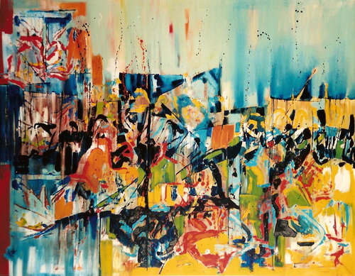 "Terre Promise" van Barbara Piatti, Schilderij te koop op Singulart