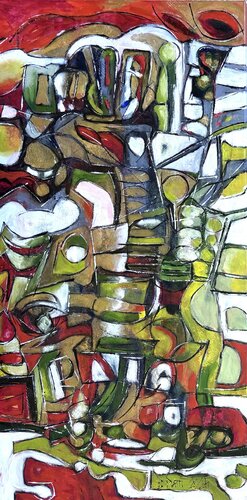 "Méandres de la vie" II by Barbara Piatti, 회화 for Sale on Singulart