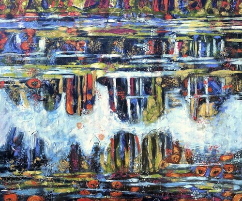 "Méandres de la Loire" von Barbara Piatti, Malerei kaufen auf Singulart