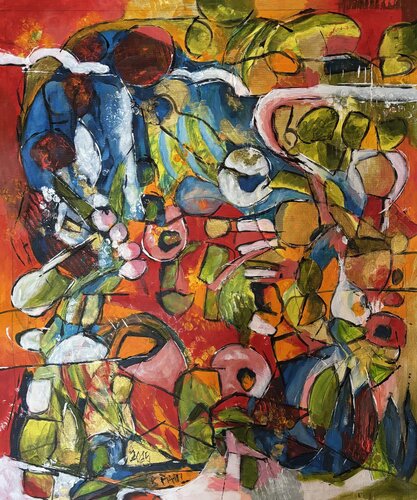 "Horizon solaire"" von Barbara Piatti, Malerei kaufen auf Singulart