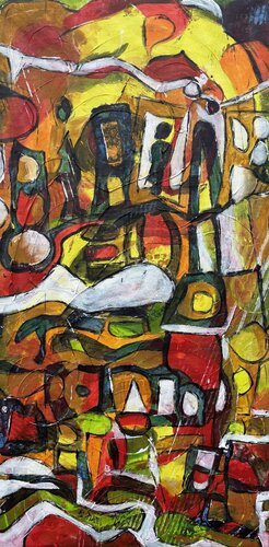 "Soleil intérieur"" von Barbara Piatti, Malerei kaufen auf Singulart