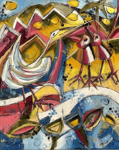 "The Island voice" by Barbara Piatti, 회화 for Sale on Singulart