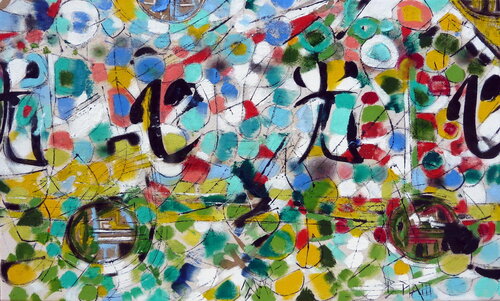 " Océane II" van Barbara Piatti, Schilderij te koop op Singulart