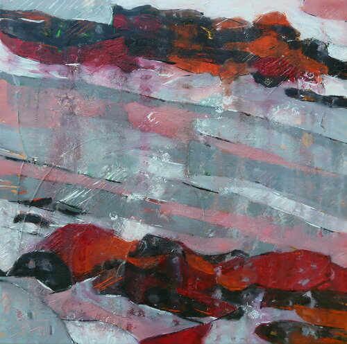 "Vagues à lames" par Barbara Piatti, Peinture en vente sur Singulart