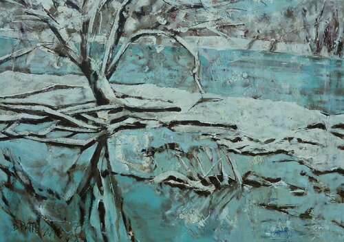 "Île aux canes" I van Barbara Piatti, Schilderij te koop op Singulart
