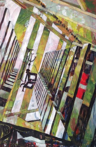 "Green Empire" by Barbara Piatti, Painting for Sale on Singulart