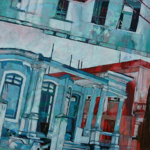 "The flying House" von Barbara Piatti, Malerei kaufen auf Singulart