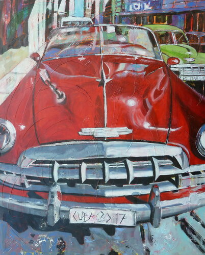 "Cuba 2017" di Barbara Piatti, Pittura in vendita su Singulart