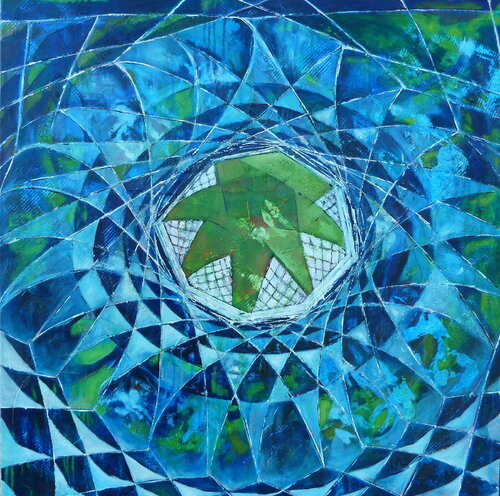 "Blue Spider" di Barbara Piatti, Pittura in vendita su Singulart