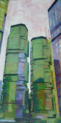 "Climbing Pandas" par Barbara Piatti, Peinture en vente sur Singulart