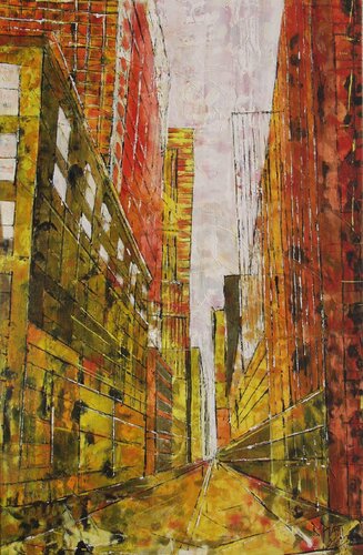 "Madison Avenue" van Barbara Piatti, Schilderij te koop op Singulart