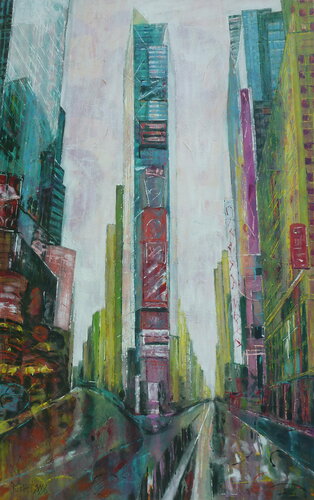 "Times Square" II de Barbara Piatti, Pintura a la venta en Singulart