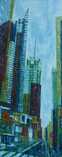 "7th Avenue" di Barbara Piatti, Pittura in vendita su Singulart