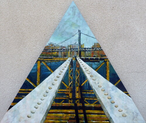 "Rivets de York" triangle von Barbara Piatti, Malerei kaufen auf Singulart