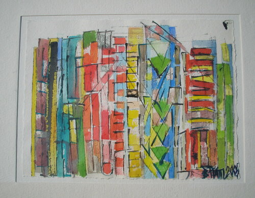 "Midtown" par Barbara Piatti, Œuvre sur papier en vente sur Singulart