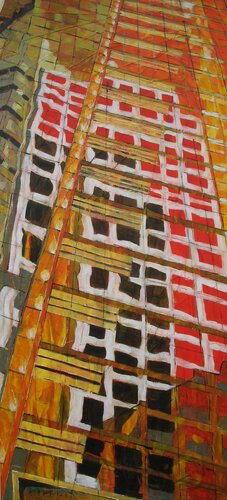 "Anonymous building" von Barbara Piatti, Malerei kaufen auf Singulart