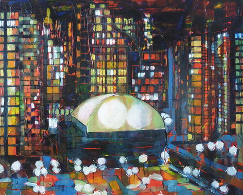 "From my window" van Barbara Piatti, Schilderij te koop op Singulart