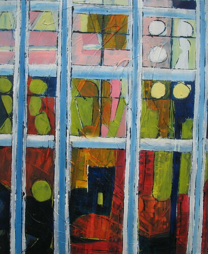 "Midtown" di Barbara Piatti, Pittura in vendita su Singulart