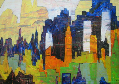 "Le rayon vert" di Barbara Piatti, Pittura in vendita su Singulart