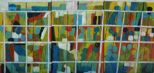"Greenwhich Village" triptyque Barbara Piatti