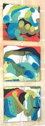 "Windows" tripyque di Barbara Piatti, Pittura in vendita su Singulart