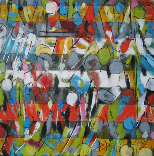 "Chaise longue 15h" van Barbara Piatti, Schilderij te koop op Singulart