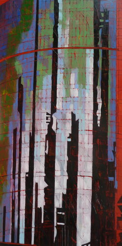 "Fil Rouge" van Barbara Piatti, Schilderij te koop op Singulart