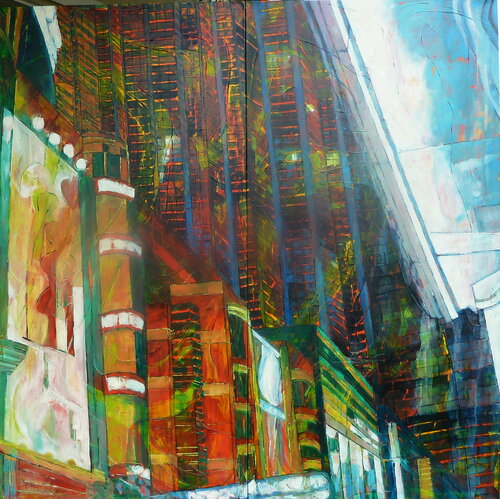 "Nanjinglu" diptyque van Barbara Piatti, Schilderij te koop op Singulart