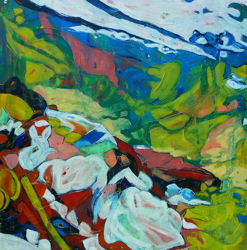 "8ième continent" von Barbara Piatti, Malerei kaufen auf Singulart