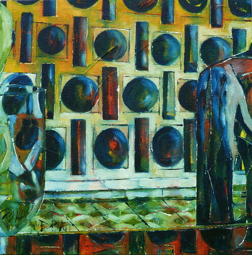 "Apéro" van Barbara Piatti, Schilderij te koop op Singulart