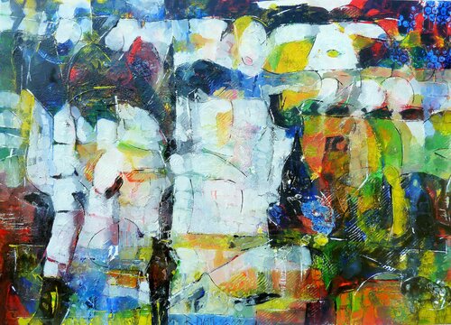 "Better than TV" Mexique by Barbara Piatti, 회화 for Sale on Singulart