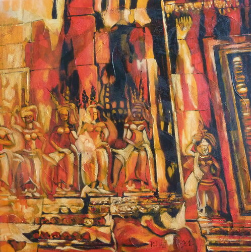 "Les demoiselles de la gare" von Barbara Piatti, Malerei kaufen auf Singulart