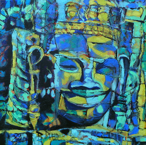 "Je voudrais être noir" van Barbara Piatti, Schilderij te koop op Singulart