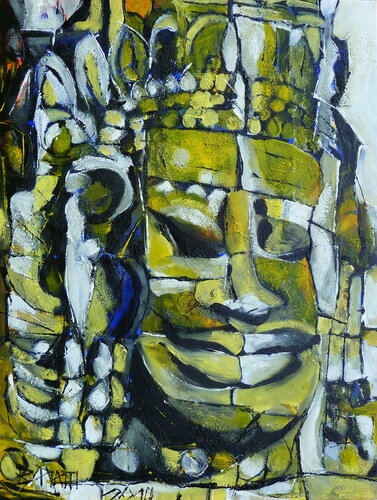 "Je voudrais être blanc" von Barbara Piatti, Malerei kaufen auf Singulart