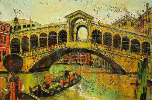 "Business Bridge" di Barbara Piatti, Pittura in vendita su Singulart