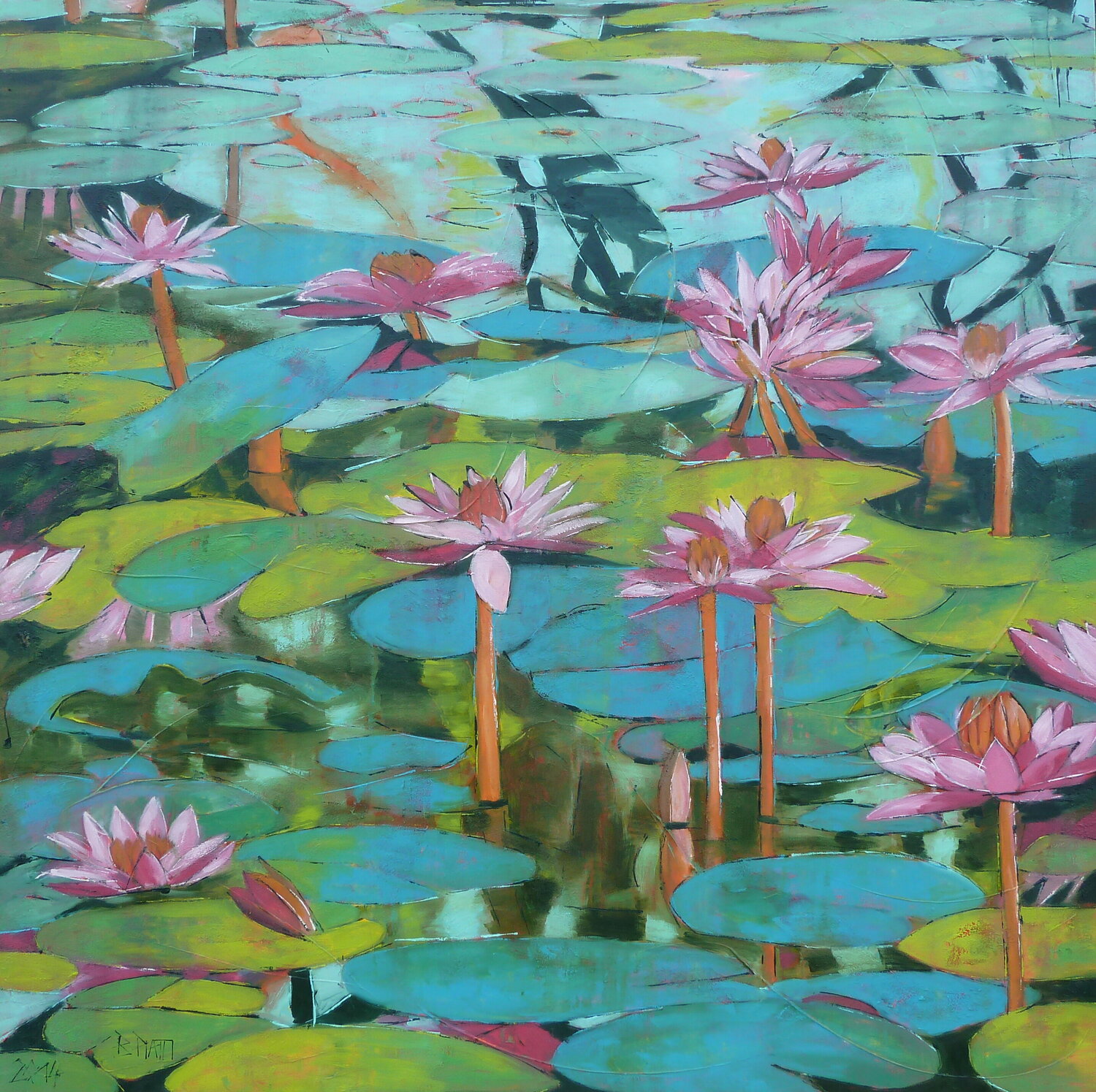 "Palmiers rose" Barbara Piatti