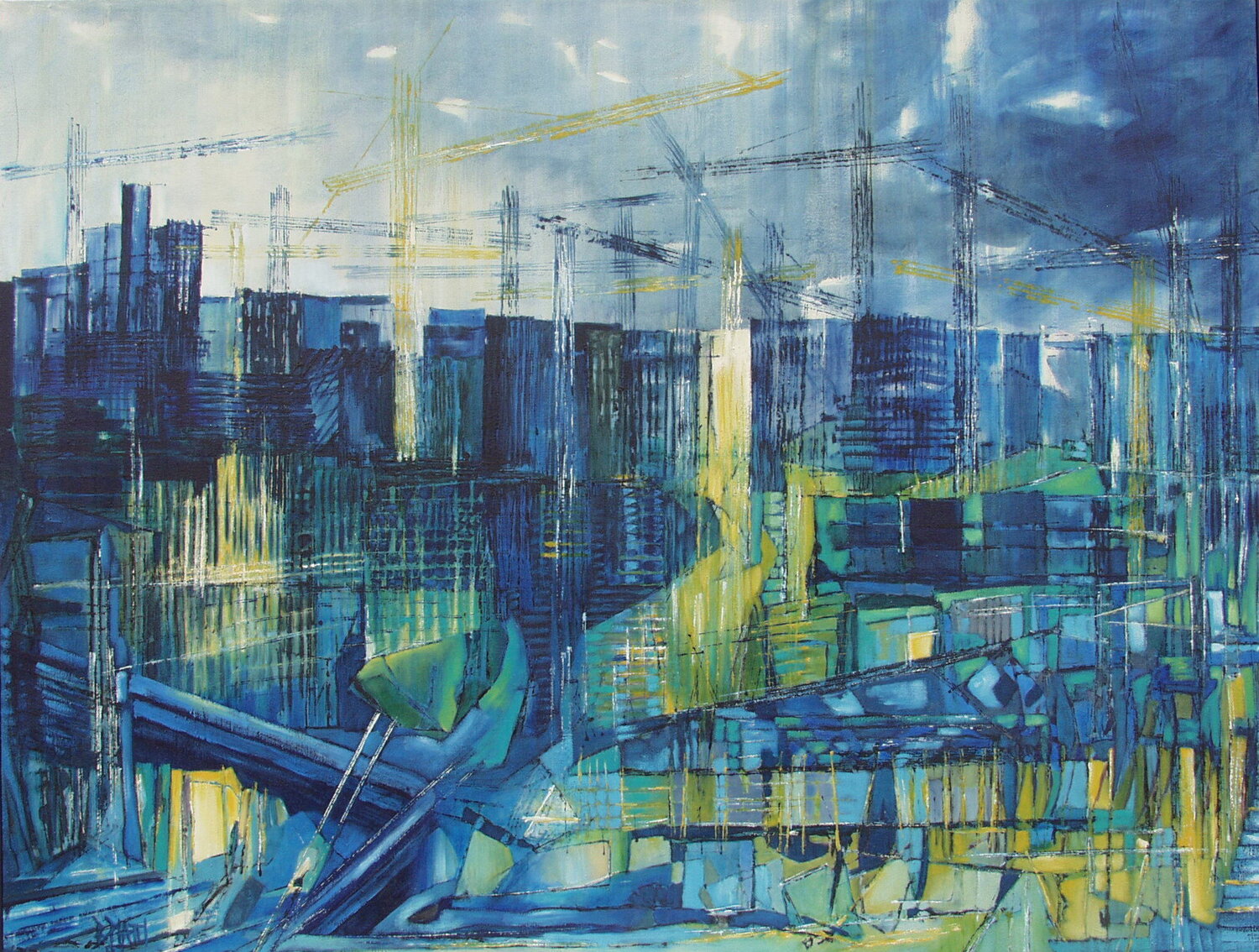 "Mur bleu" Berlin Barbara Piatti