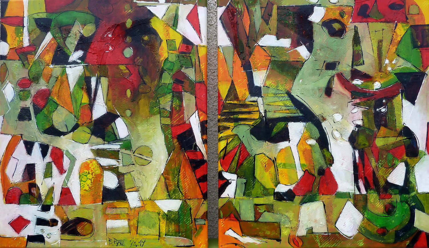 "Mille et deux Morceaux" diptyque Varanasi Barbara Piatti