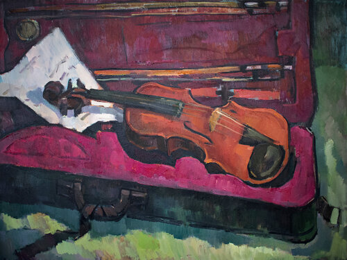 The violin di Vera Bondare, Pittura in vendita su Singulart