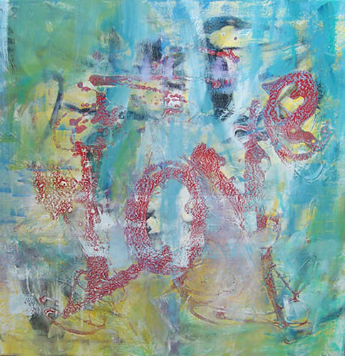 Love par Christel Haag, Peinture en vente sur Singulart