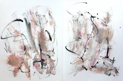 Tender Love (Diptych) Christel Haag