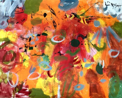 Go Where the Love is 1 van Christel Haag, Werk op papier te koop op Singulart