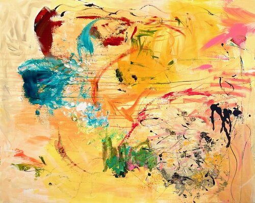 Take Your Shoes Off de Christel Haag, Pintura a la venta en Singulart