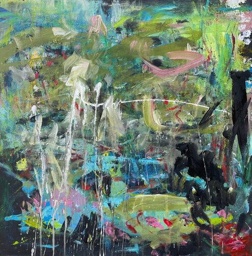 Hidden Pond di Christel Haag, Pittura in vendita su Singulart